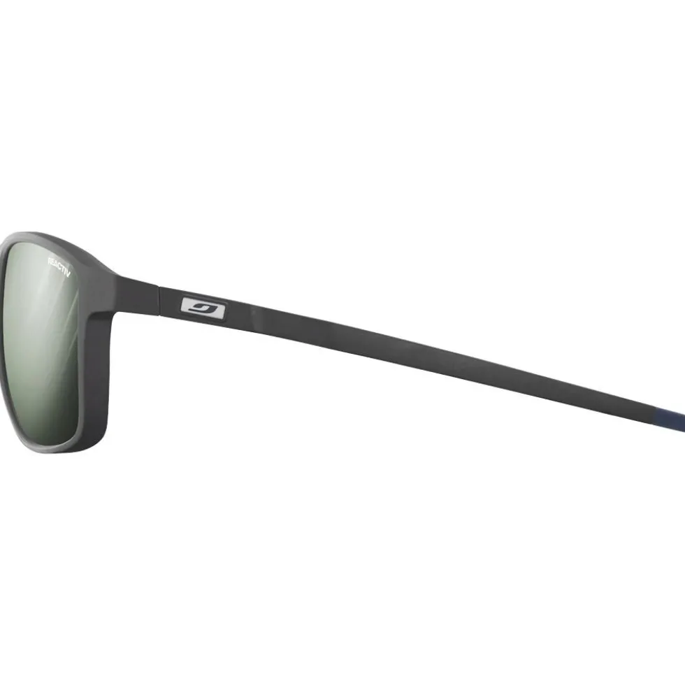 Occhiali da sole Julbo Compass Noir Mat Bleu Foncé Reactiv 1-3 Glare Control
