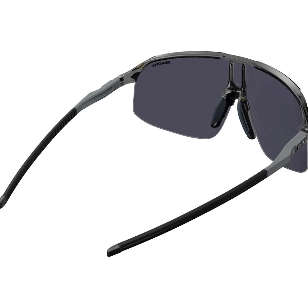 Occhiali da sole Julbo Density Translucide Brillant Noir Gris Reactiv 1-3 Light Amplifier