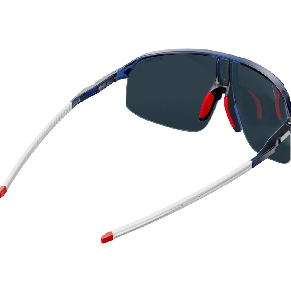 Occhiali da sole Julbo Density Translucide Brillant Bleu Foncé Blanc Rouge Spectron 3