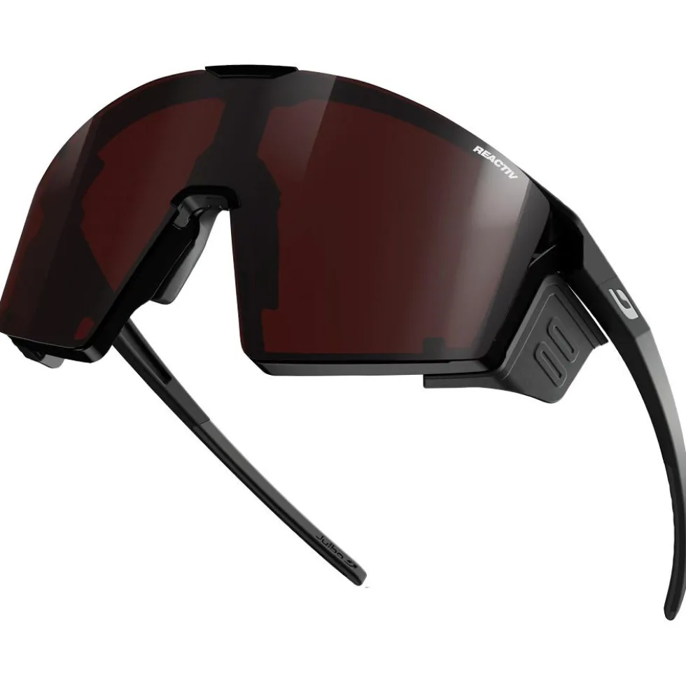 Occhiali da sole Julbo Edge Cover Mat Noir Reactiv 0-4 High Contrast