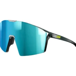 Occhiali da sole Julbo Edge Cover Mat Noir Jaune Fluo Spectron Hd 4 Polarized