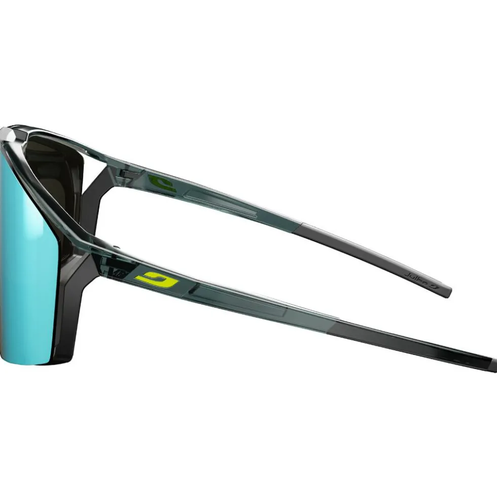 Occhiali da sole Julbo Edge Cover Mat Noir Jaune Fluo Spectron Hd 4 Polarized