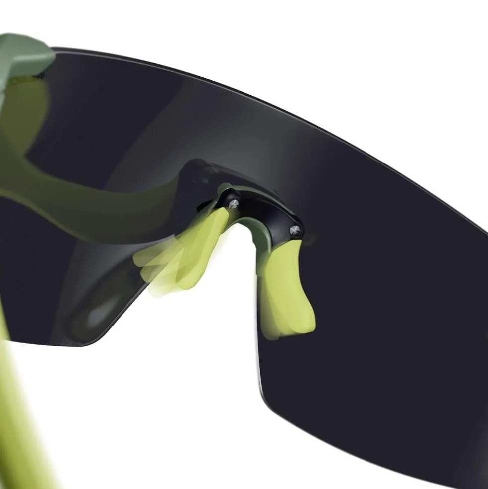 Occhiali da sole Julbo Faster L Mat Vert Army Reactiv 1-3 Light Amplifier