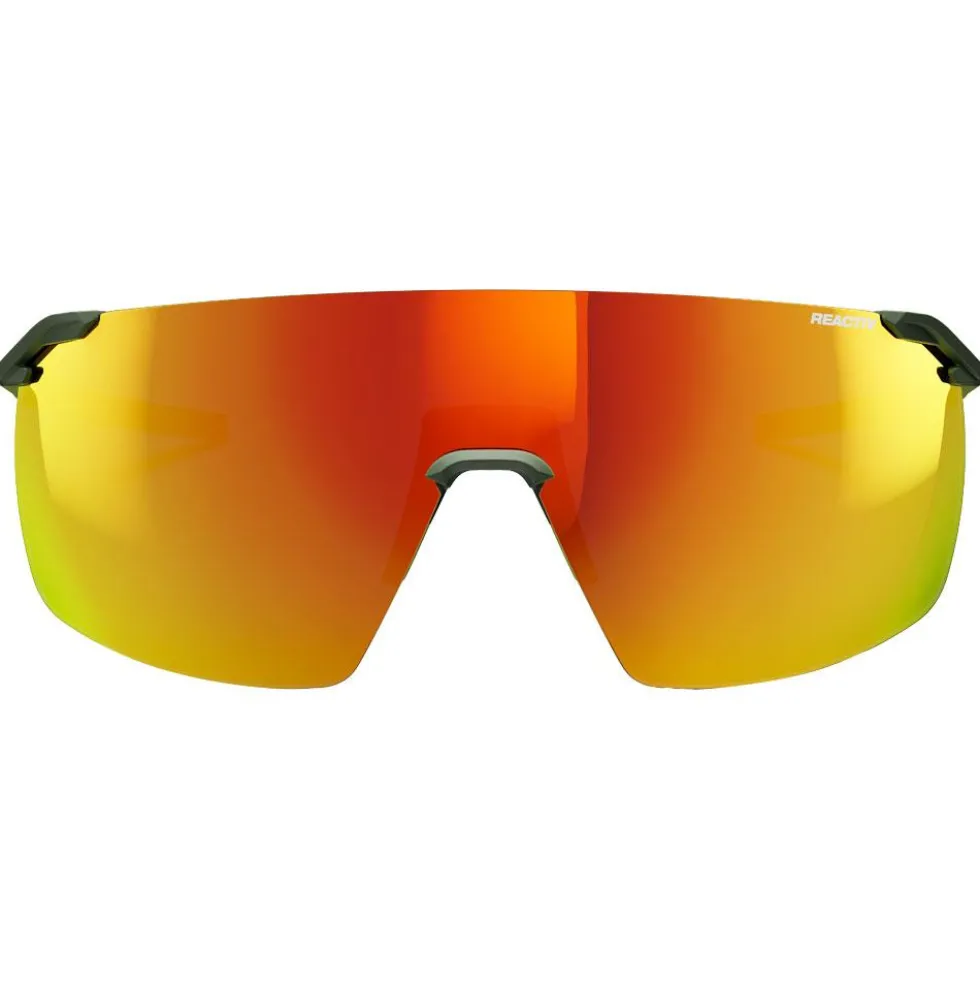 Occhiali da sole Julbo Faster L Mat Vert Army Reactiv 1-3 Light Amplifier