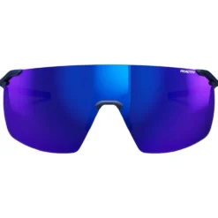 Occhiali da sole Julbo Faster L Mat Bleu Foncé Laiton Reactiv 1-3 High Contrast