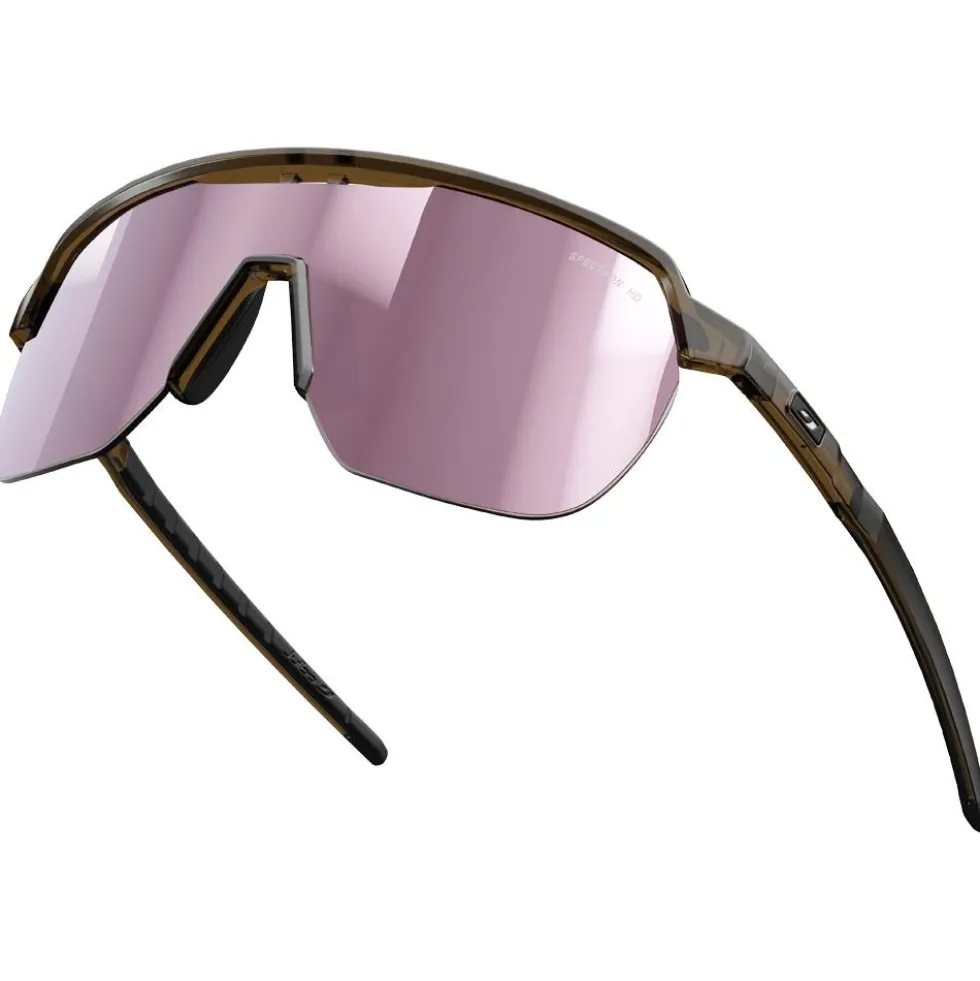 Occhiali da sole Julbo Frequency Translucide Brillant Marron Noir Spectron Hd 3