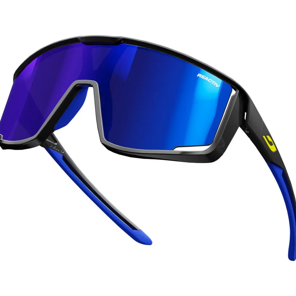 Occhiali da sole Julbo Fury Mat Noir Bleu Reactiv 1-3 High Contrast