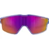 Occhiali da sole Julbo Fury Mini Translucide Brillant Lila Lila Mat Spectron 3