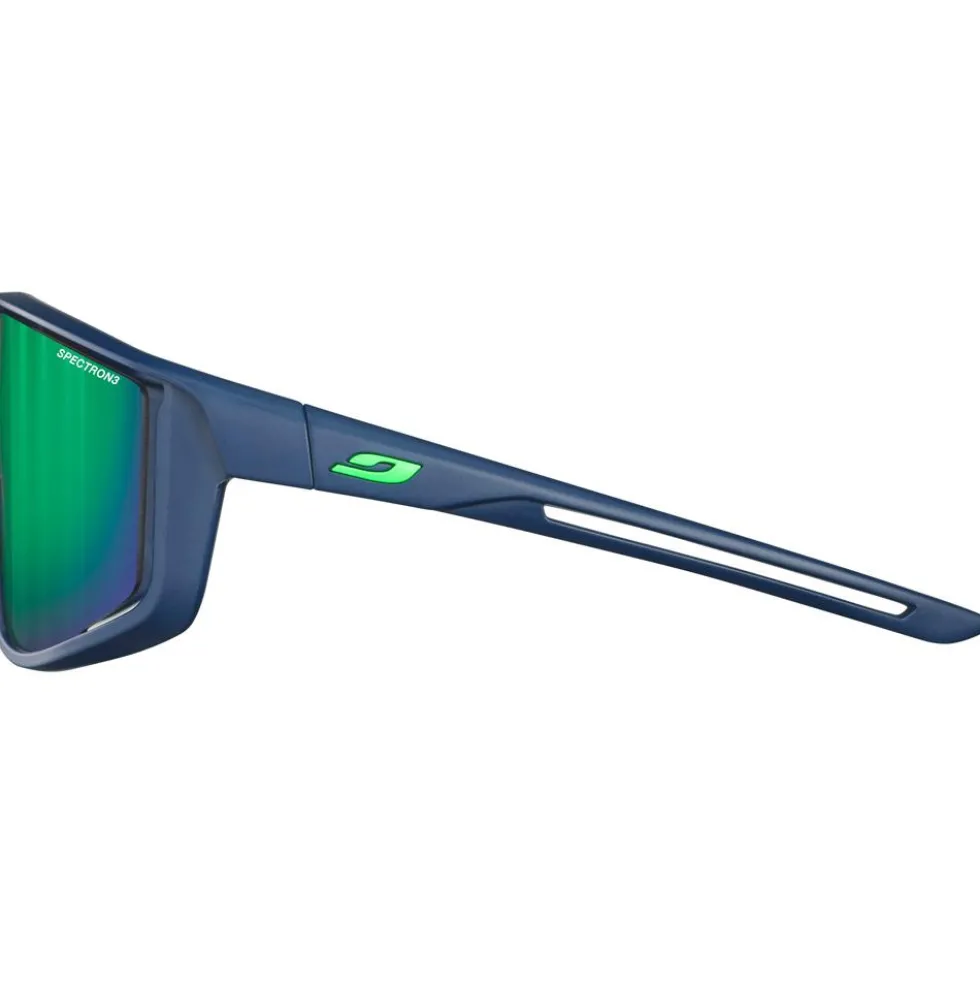 Occhiali da sole Julbo Fury S Bleu Foncé Spectron 3 Flash Vert