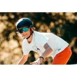 Occhiali da sole Julbo Fury S Bleu Foncé Spectron 3 Flash Vert