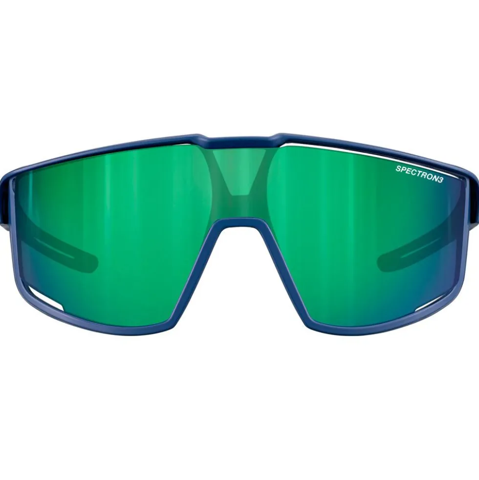 Occhiali da sole Julbo Fury S Bleu Foncé Spectron 3 Flash Vert
