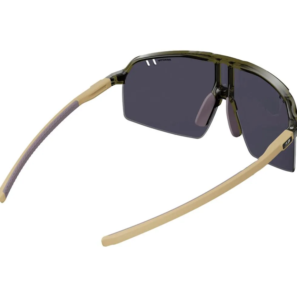 Occhiali da sole Julbo Intensity Translucide Brillant Vert Kaki Beige Mat Reactiv 1-3 Light Amplifier