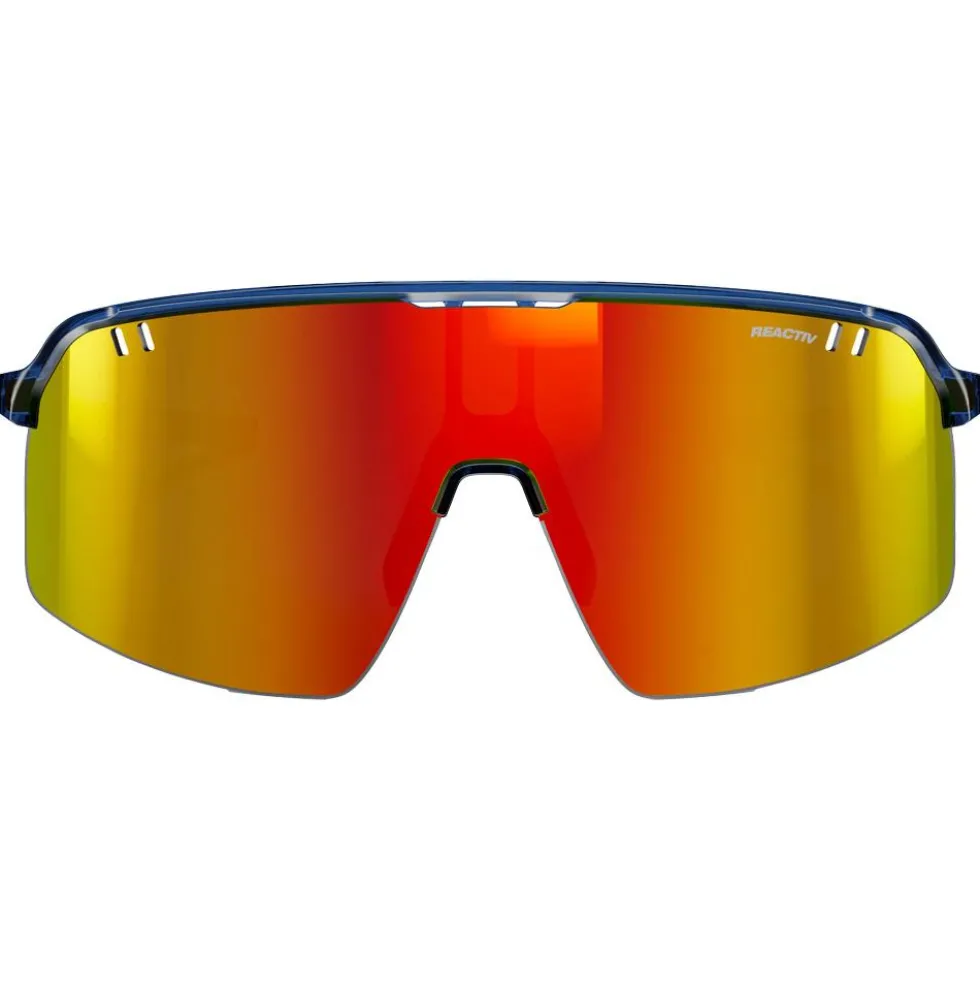 Occhiali da sole Julbo Intensity Translucide Brillant Bleu Noir Reactiv 1-3 Light Amplifier