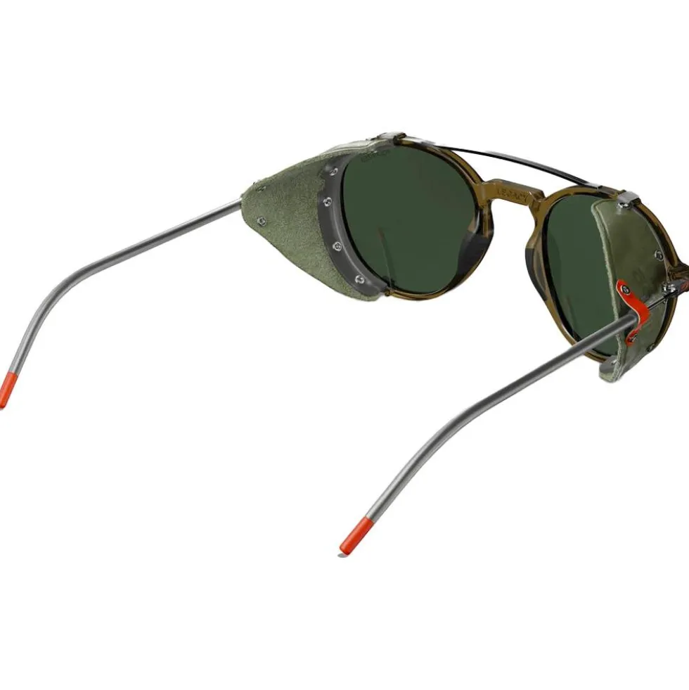 Occhiali da sole Julbo Legacy Translucide Brillant Marron Kaki Orange Spectron 3 Polarized