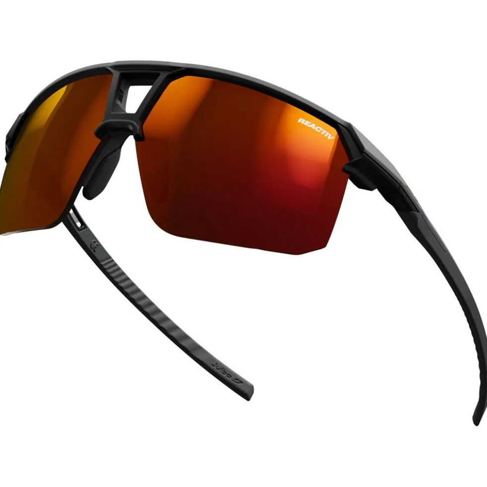 Occhiali da sole Julbo Liry Mat Gris Marron Foncé Brillant Reactiv 0-3 High Contrast
