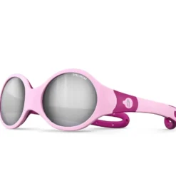 Occhiali da sole Julbo Loop M Rose Claire Rose Foncé Spectron 4 Flash Argent