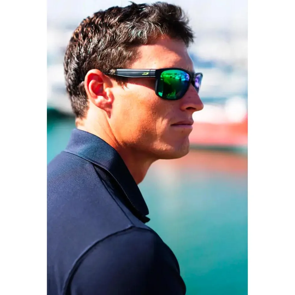 Occhiali da sole Julbo Renegade Bleu Fonçé Mat Vert Spectron 3