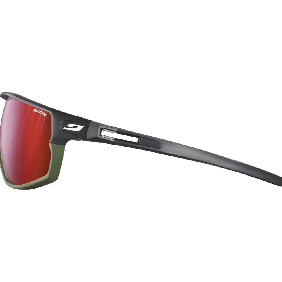 Occhiali da sole Julbo Rush Mat Noir Kaki Reactiv 0-3 High Contrast