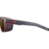 Occhiali da sole Julbo Shield M Mat Noir Orange Reactiv High Mountain 2-4