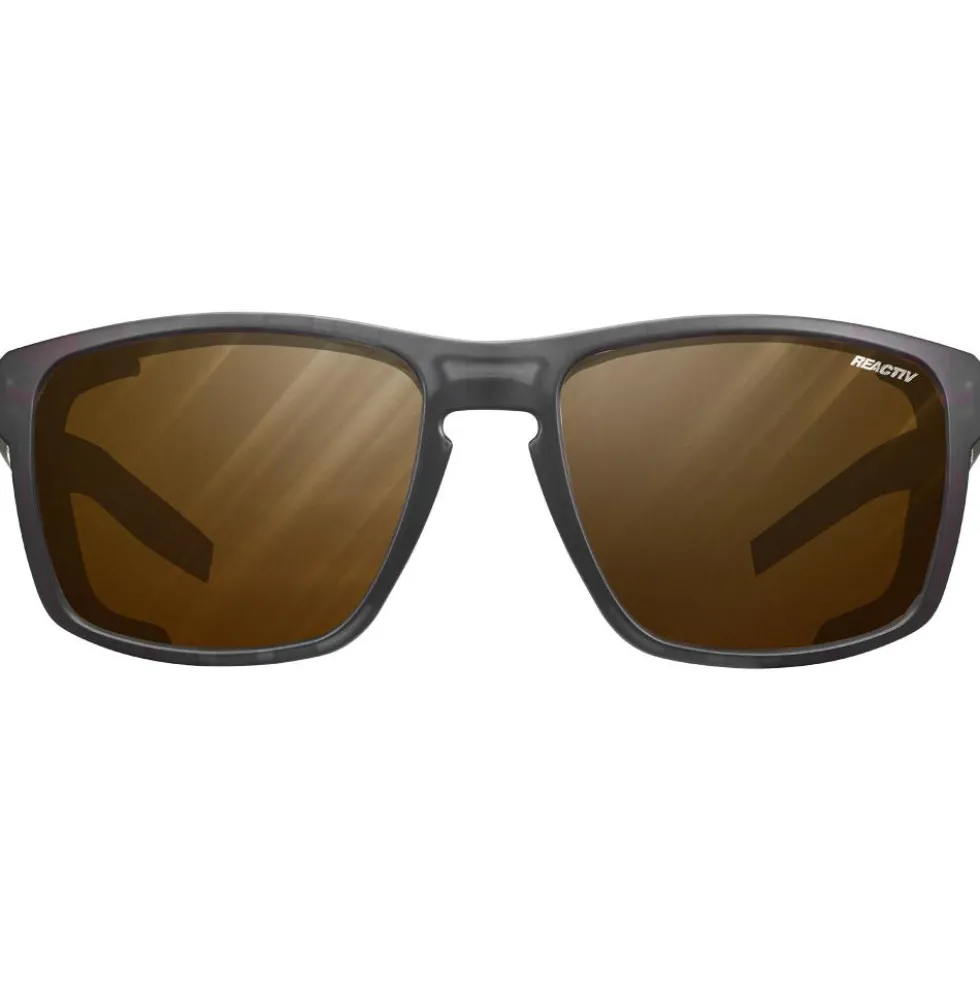 Occhiali da sole Julbo Shield M Mat Noir Orange Reactiv High Mountain 2-4