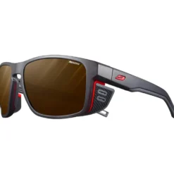 Occhiali da sole Julbo Shield M Mat Noir Orange Reactiv High Mountain 2-4