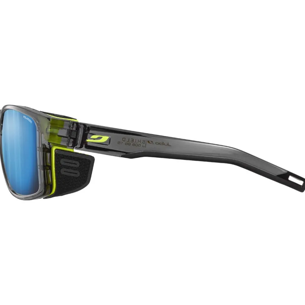 Occhiali da sole Julbo Shield M Noir Translucide Brillant Jaune Spectron Hd 4 Polarized