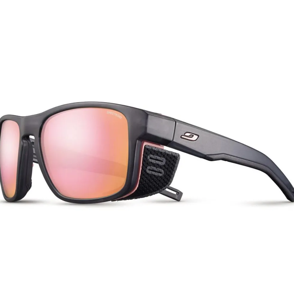 Occhiali da sole Julbo Shield M Mat Gris Translucide Rose Spectron 3