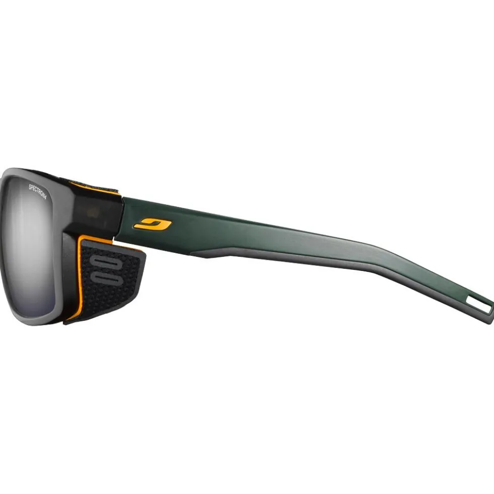 Occhiali da sole Julbo Shield Translucide Mat Vert Foncé Orange Spectron 4