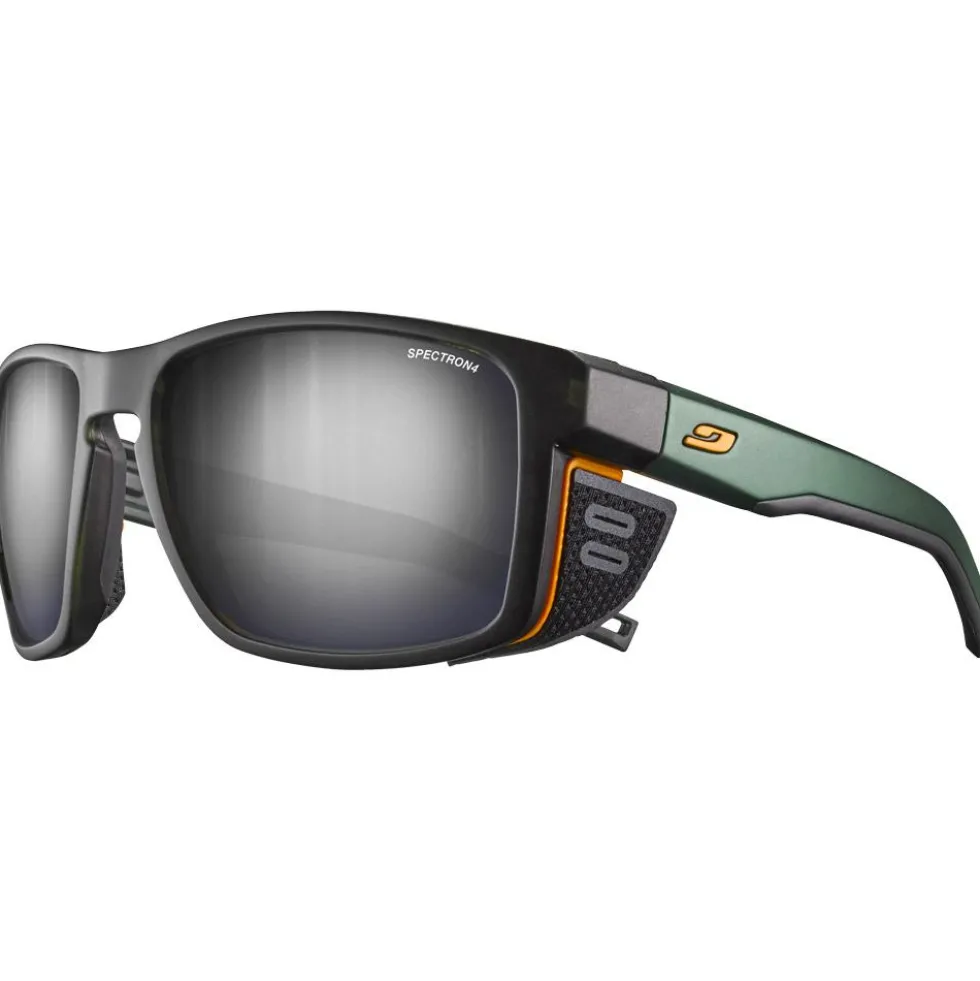 Occhiali da sole Julbo Shield Translucide Mat Vert Foncé Orange Spectron 4