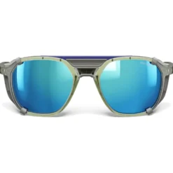 Occhiali da sole Julbo Slack Cover Translucide Brillant Vert Army Gris Spectron Hd 4 Polarized