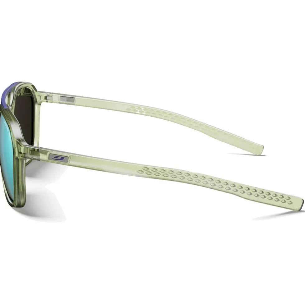 Occhiali da sole Julbo Slack Cover Translucide Brillant Vert Army Gris Spectron Hd 4 Polarized