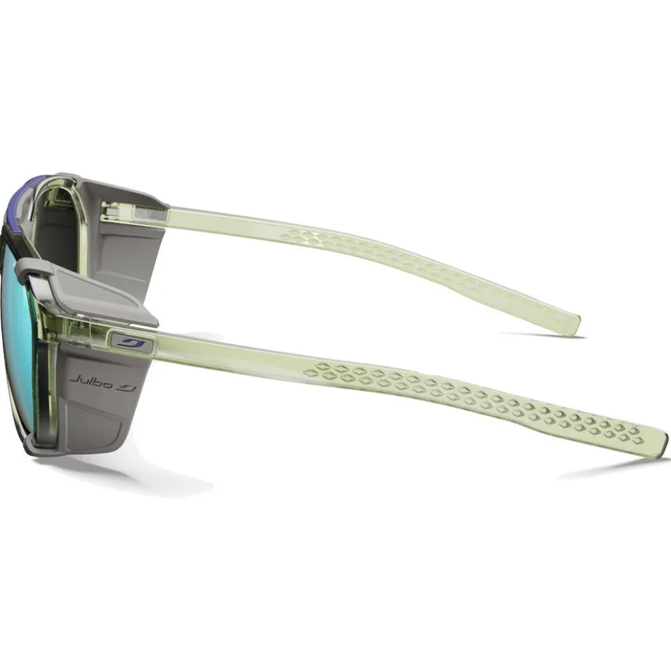 Occhiali da sole Julbo Slack Cover Translucide Brillant Vert Army Gris Spectron Hd 4 Polarized