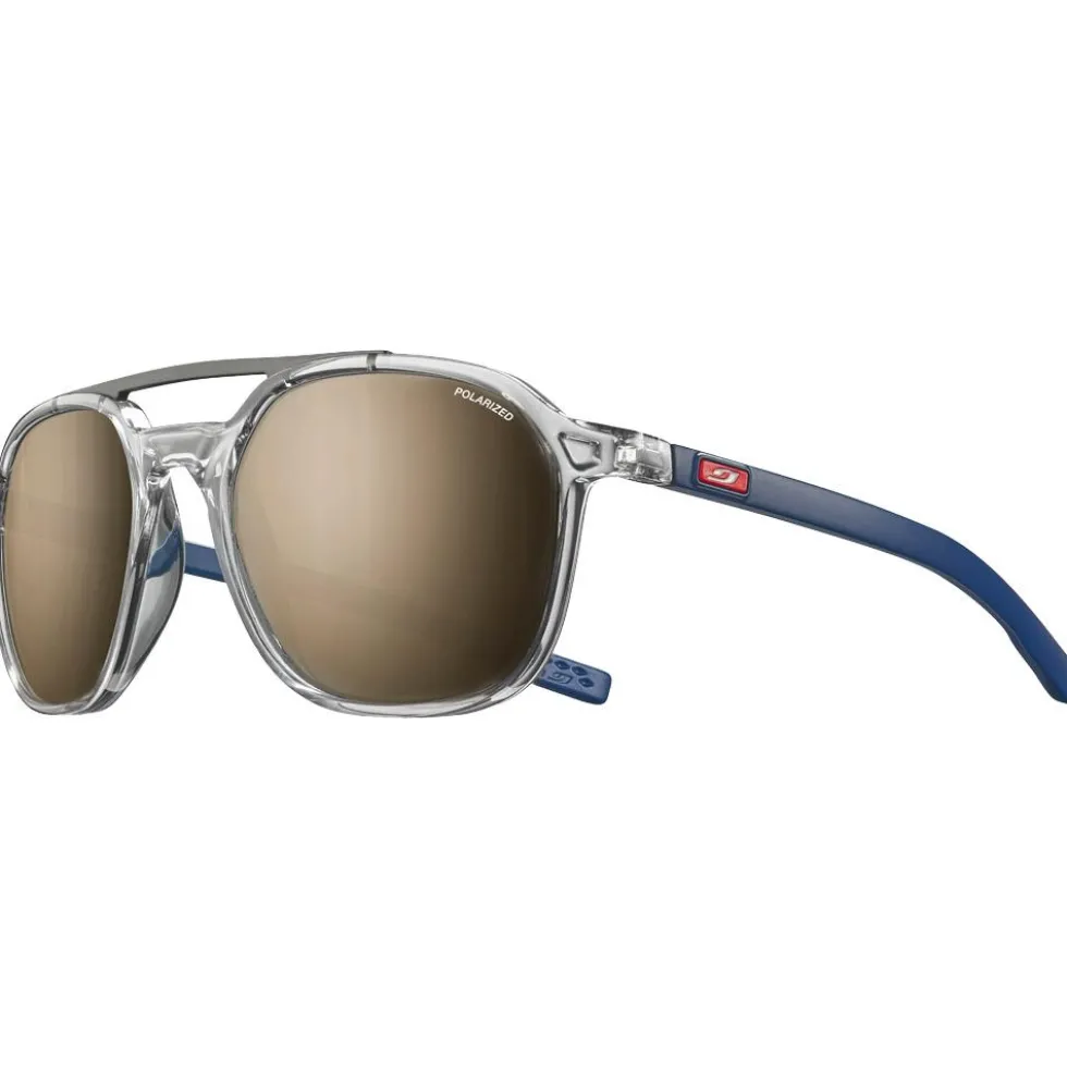 Occhiali da sole Julbo Slack Translucide Brillant Gris Bleu Mat Spectron 3 Polarized