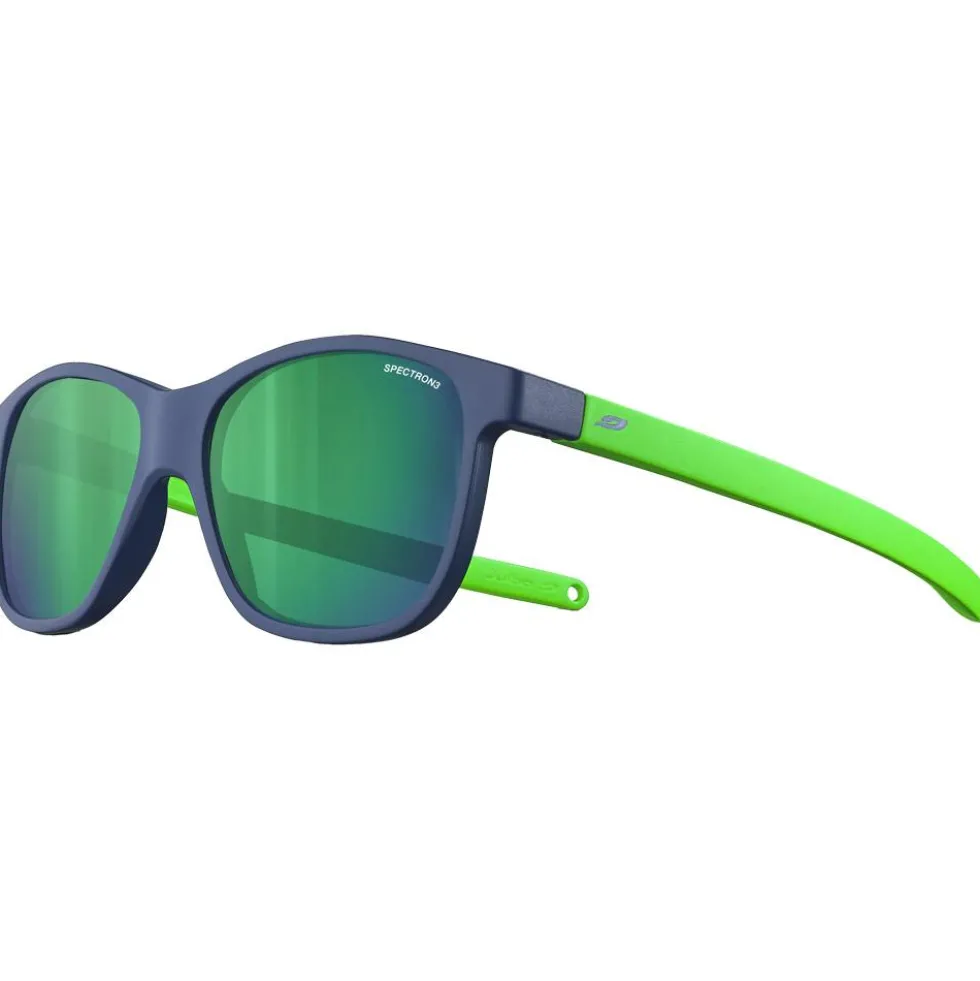 Occhiali da sole Julbo Turn 2 Mat Bleu Foncé Vert Fluo Spectron 3