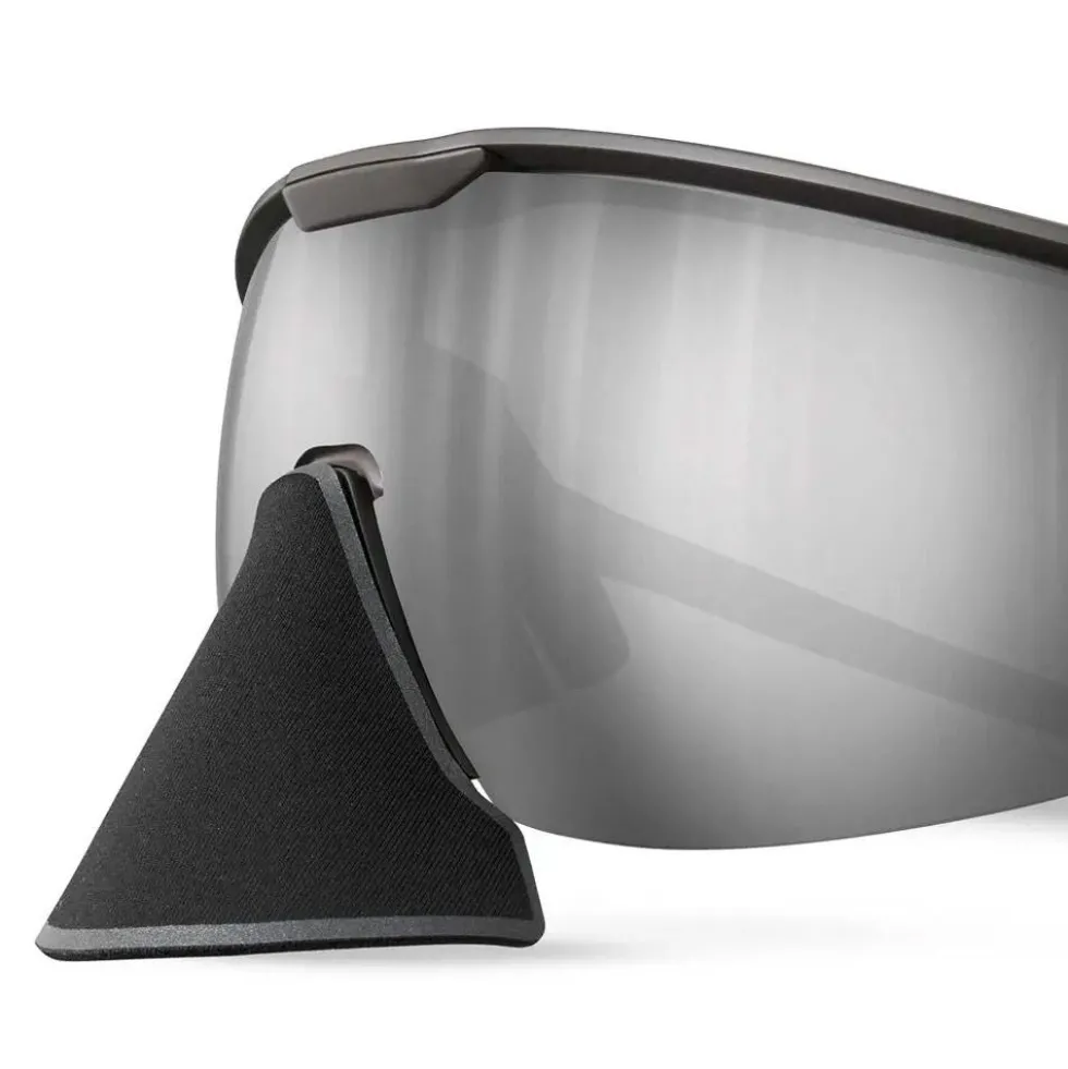 Occhiali da sole Julbo Ultimate Cover Mat Noir Orange Fluo Spectron 4