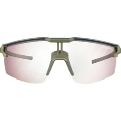 Occhiali da sole Julbo Ultimate Mat Gris Foncé Vert Army Reactiv 0-3 High Contrast