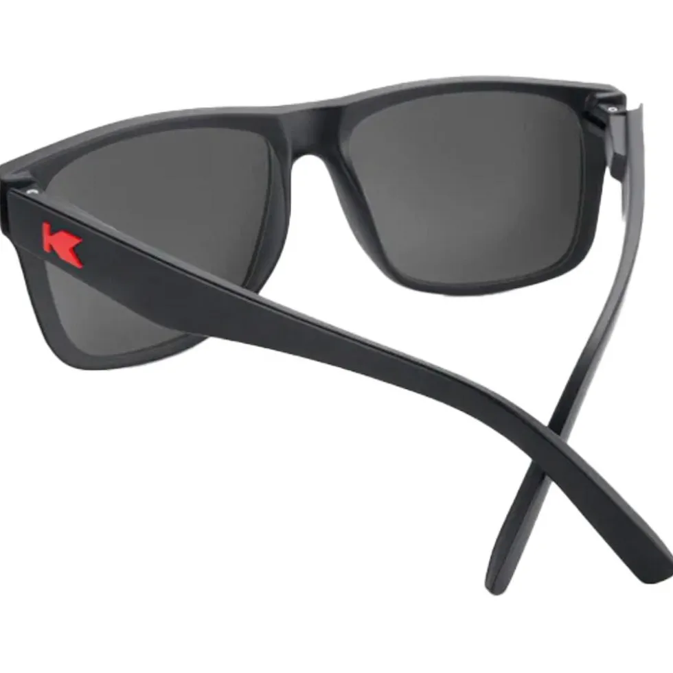 Occhiali da sole Knockaround Torrey Pines Matte Black Red Sunset