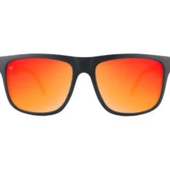 Occhiali da sole Knockaround Torrey Pines Matte Black Red Sunset