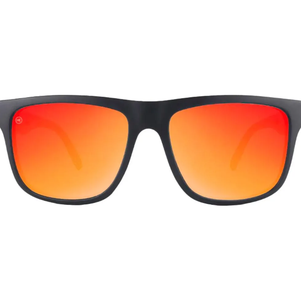 Occhiali da sole Knockaround Torrey Pines Matte Black Red Sunset