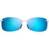 Occhiali da sole Maui Jim Akau Crystal Matte Mauipure Lt Blue Hawai