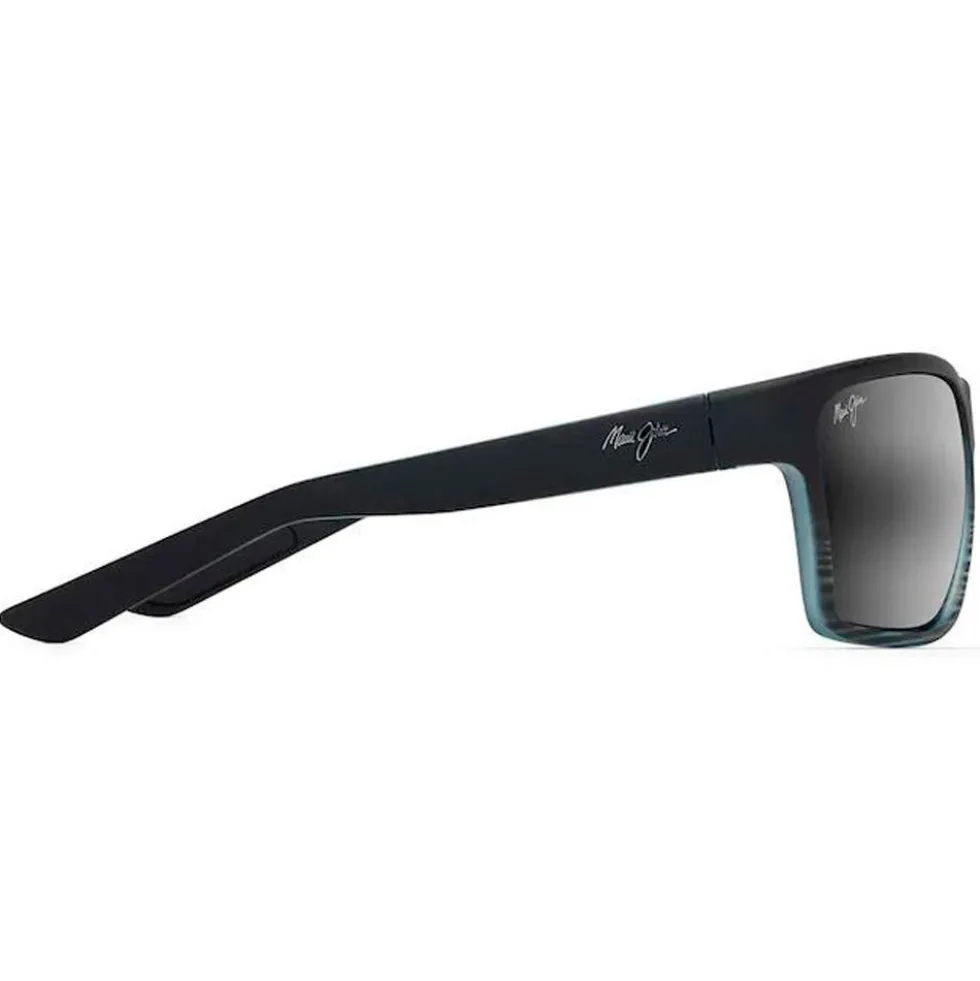 Occhiali da sole Maui Jim Alenuihaha Grey Black Stripe Gris Neutre Mineral Superthin
