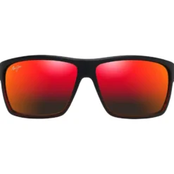 Occhiali da sole Maui Jim Alenuihaha Bordeaux Hawaii Lava Minéral SuperThin