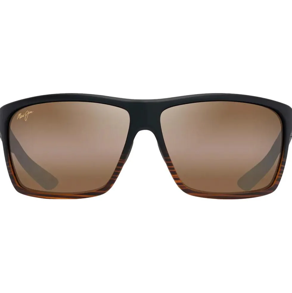 Occhiali da sole Maui Jim Alenuihaha Stripe Dark Brown Bronze Hcl Mineral Superthin
