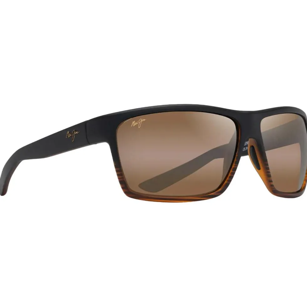 Occhiali da sole Maui Jim Alenuihaha Stripe Dark Brown Bronze Hcl Mineral Superthin