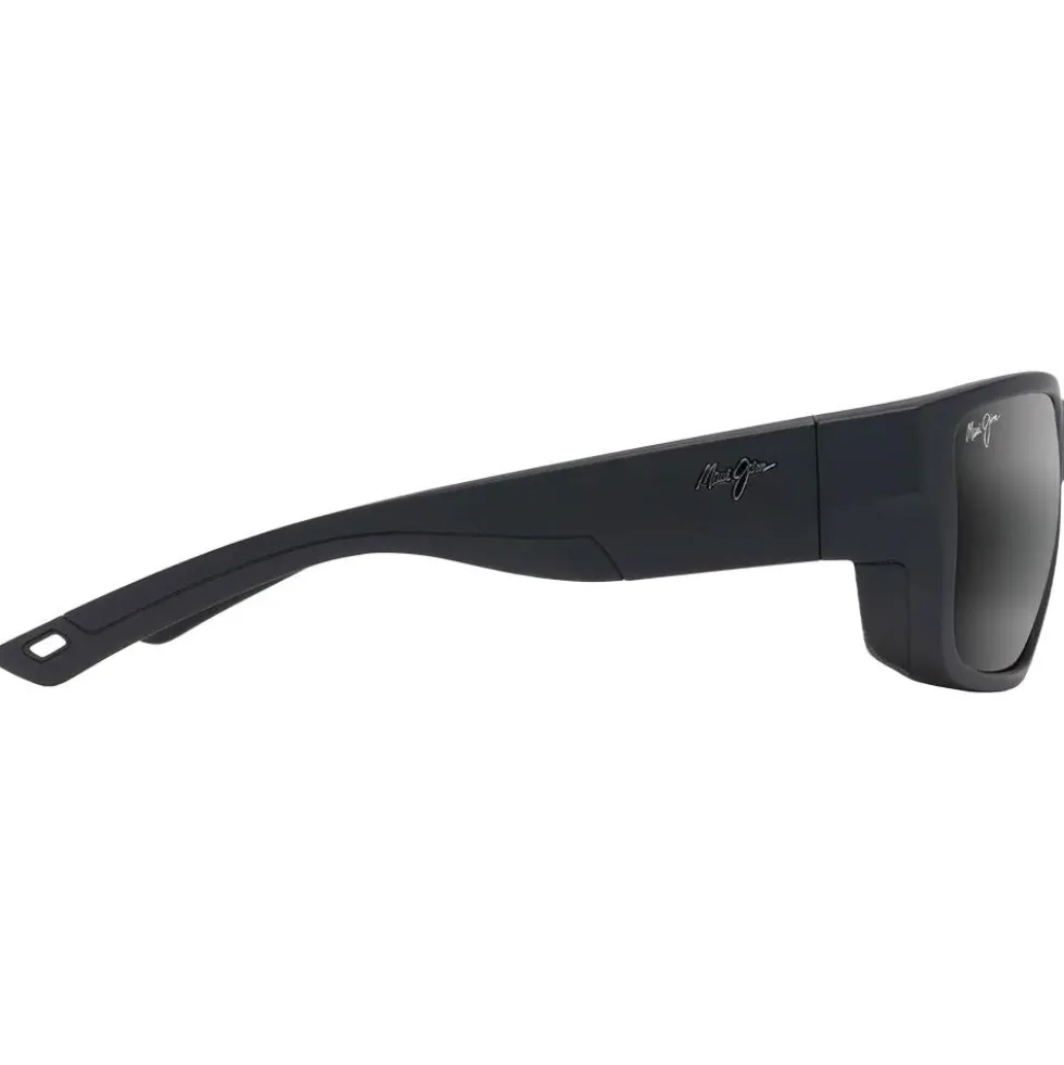 Occhiali da sole Maui Jim Amberjack Noir Mat Neutral Grey Mineral Superthin