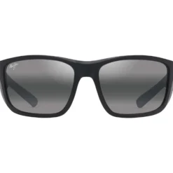 Occhiali da sole Maui Jim Amberjack Noir Mat Neutral Grey Mineral Superthin