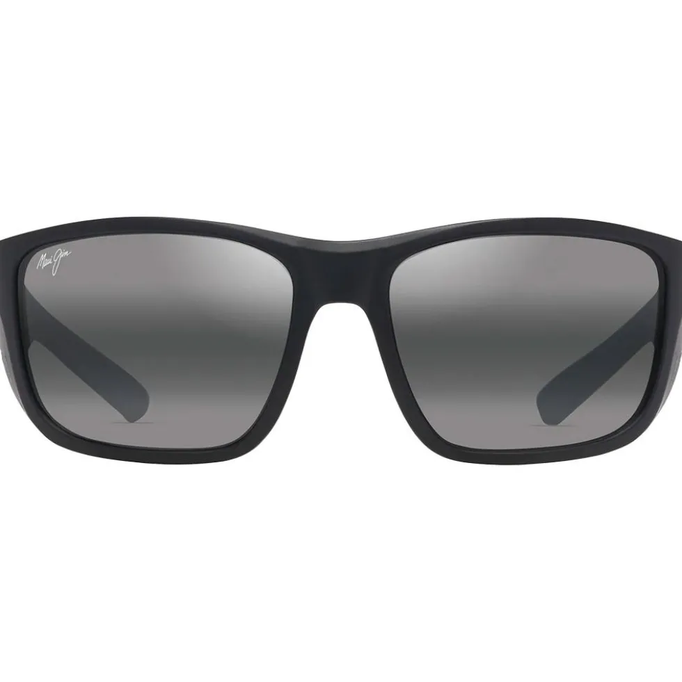 Occhiali da sole Maui Jim Amberjack Noir Mat Neutral Grey Mineral Superthin
