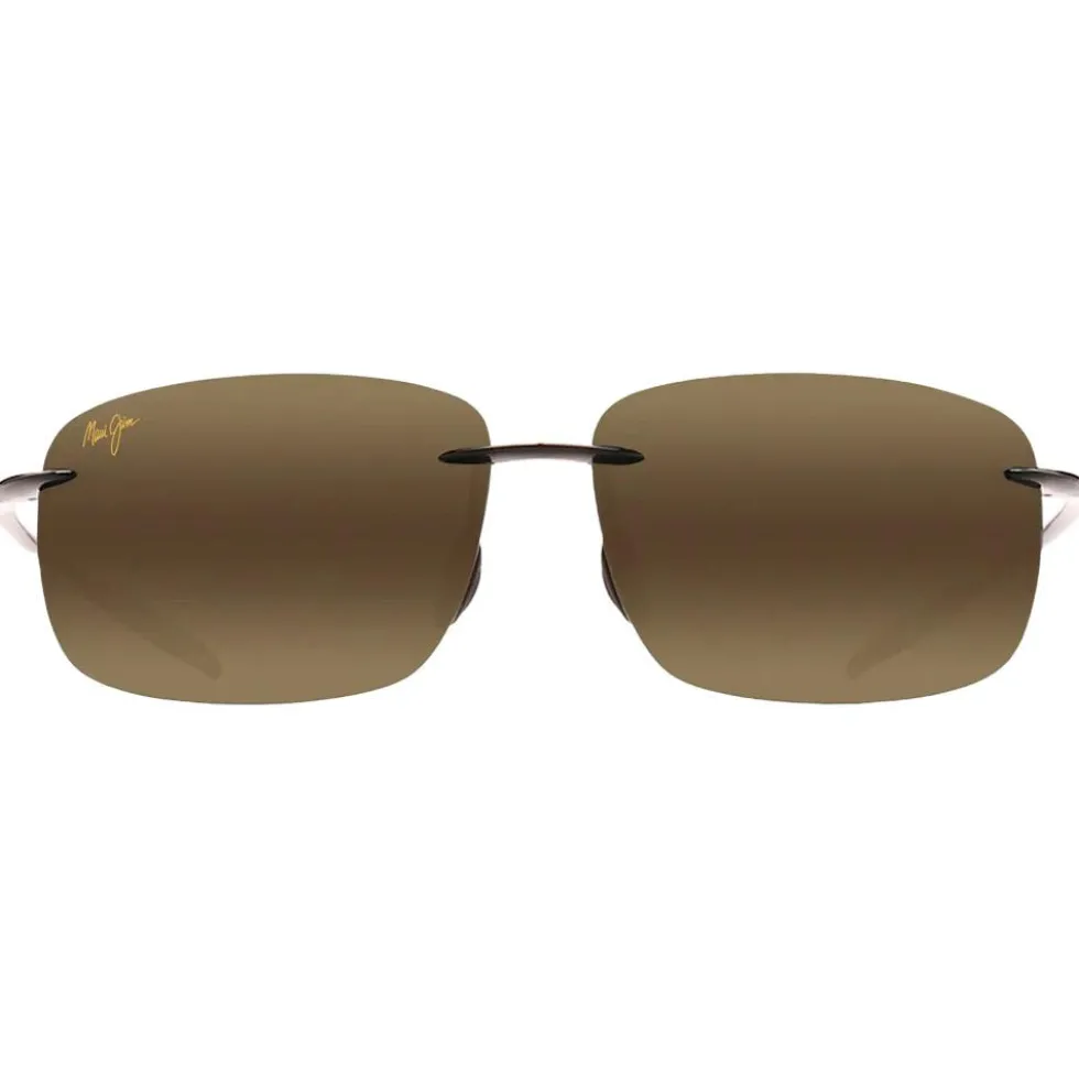 Occhiali da sole Maui Jim Breakwall Noir Brillant Bronze
