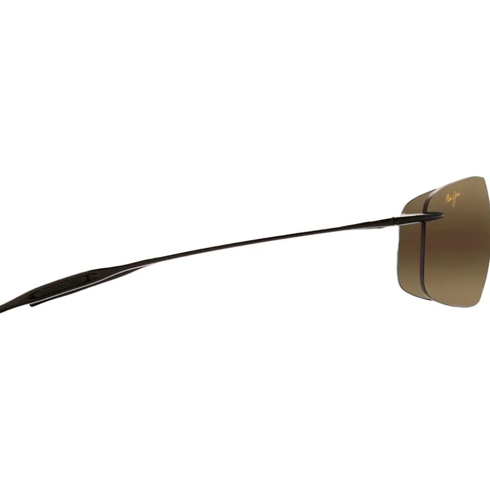 Occhiali da sole Maui Jim Breakwall Noir Brillant Bronze