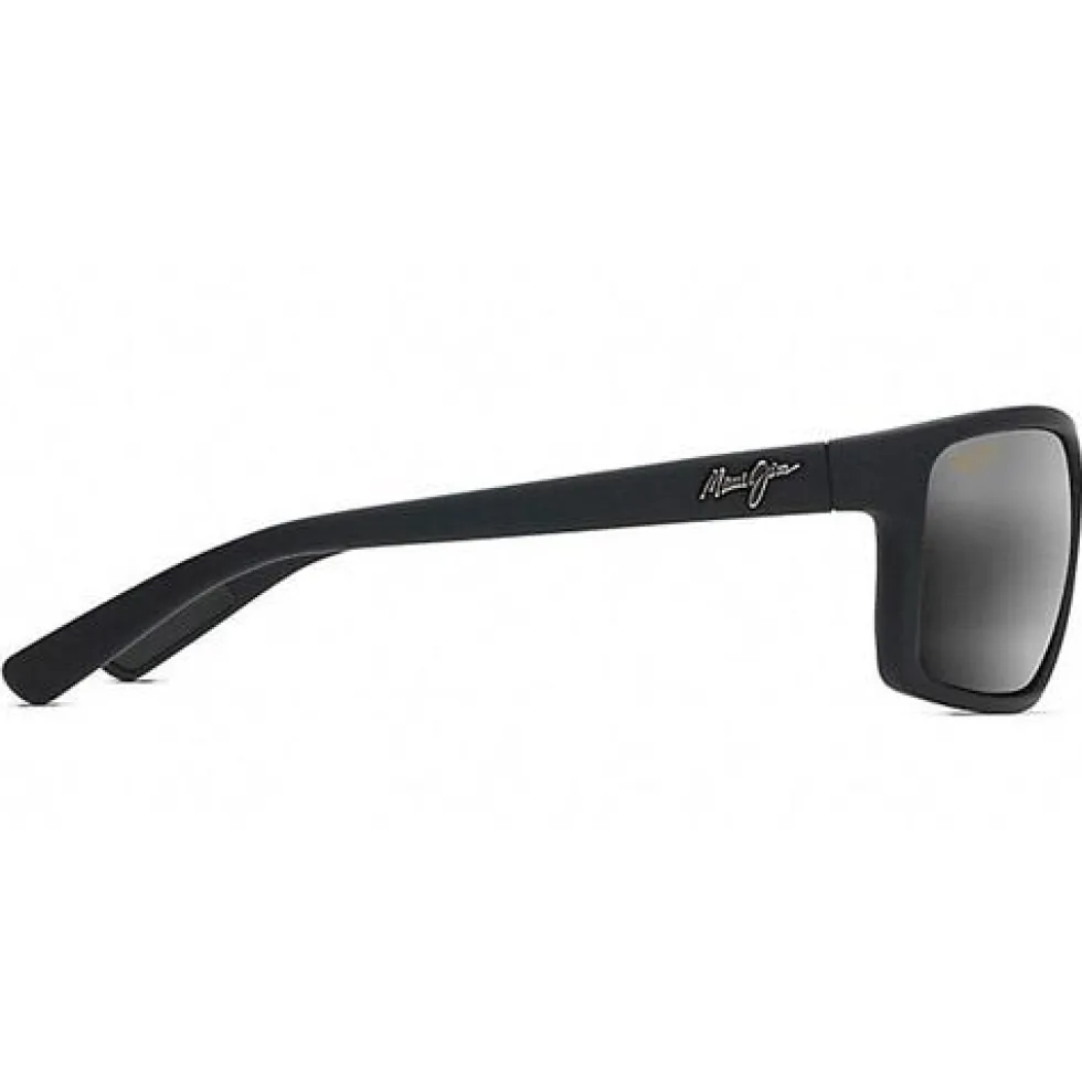 Occhiali da sole Maui Jim Byron Bay Black Matte Rubber Grey
